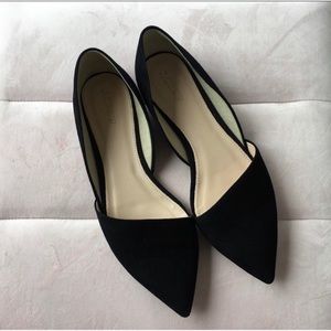 J. Crew D’Orsay Black Flats